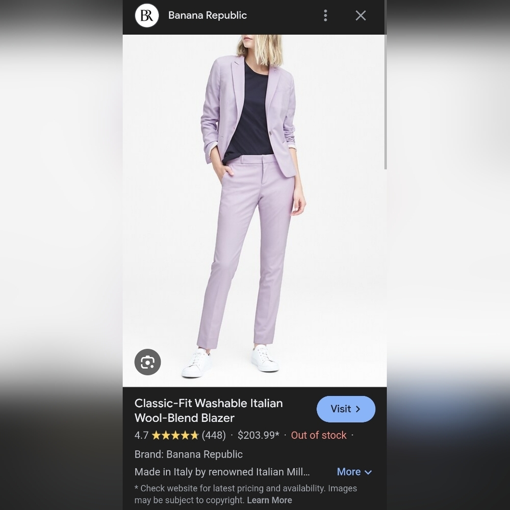 Women's Lavender Blazer